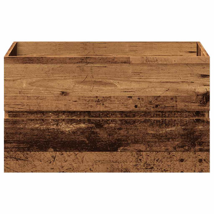 Set Mobili da Bagno Legno Antico in Legno Multistrato 3328929