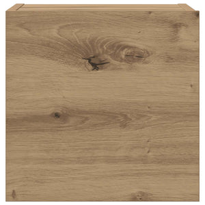 vidaXL Set Mobile TV 8 pz Montato a Parete Rovere in Legno Multistrato