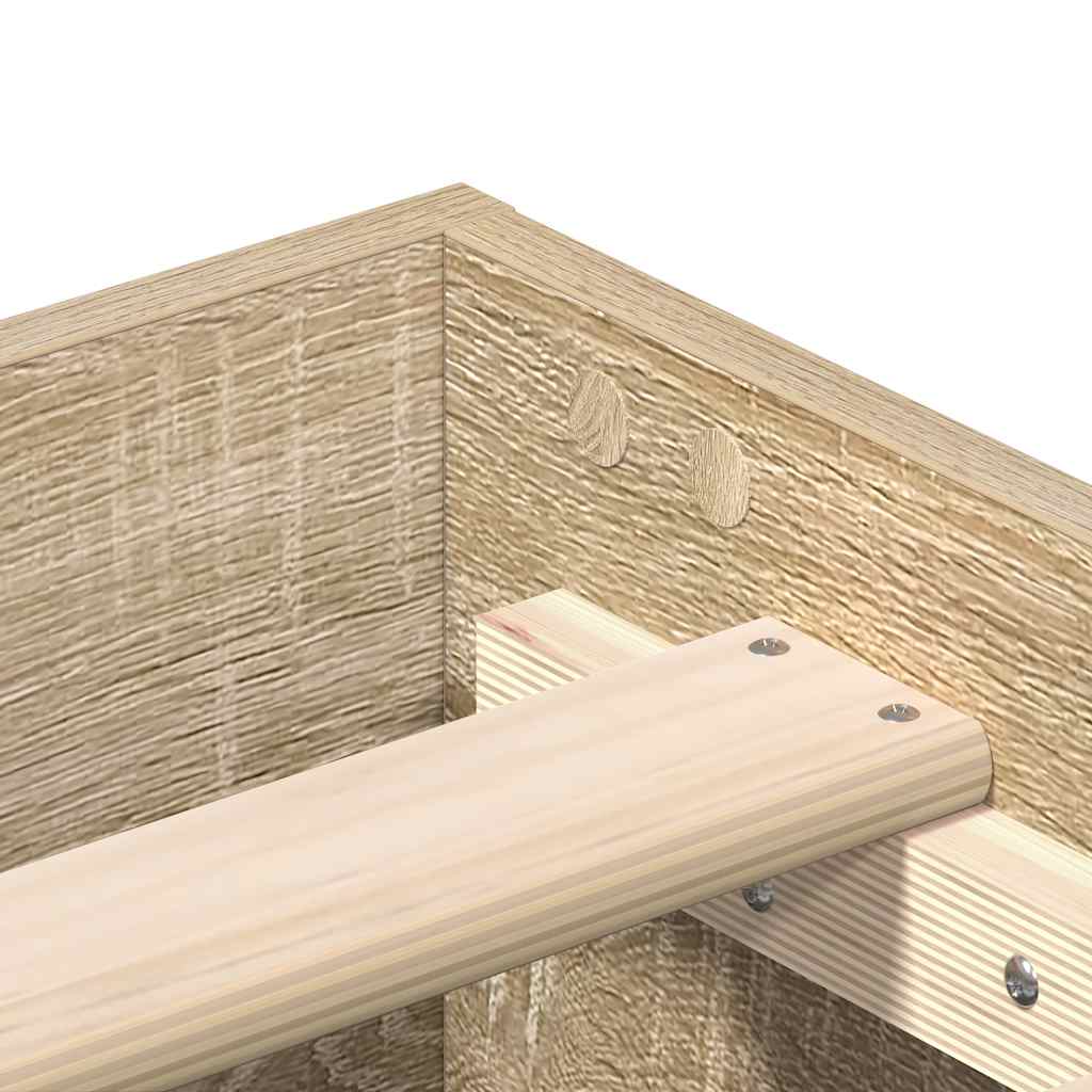 Giroletto senza Materasso Rovere Sonoma 180x200cm in Truciolato