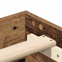 Giroletto senza Materasso Legno Antico 180x200 cm in Truciolato 3329028