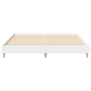 vidaXL Giroletto senza Materasso Bianco 160x200cm in Legno Multistrato