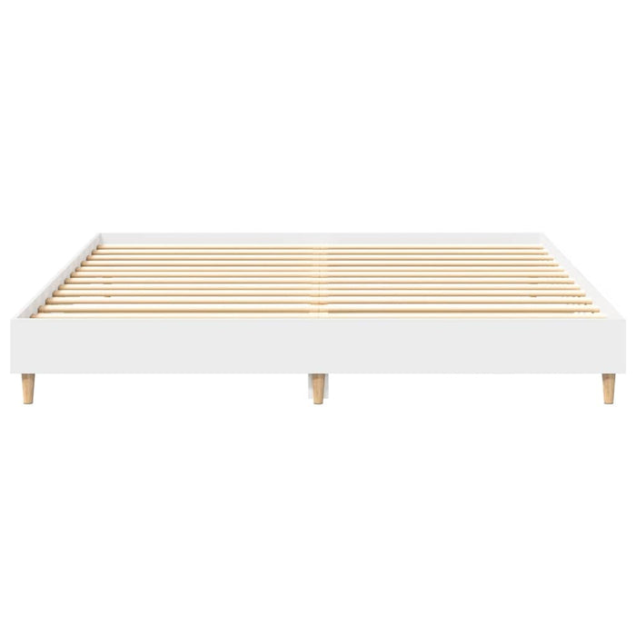 vidaXL Giroletto senza Materasso Bianco 160x200cm in Legno Multistrato