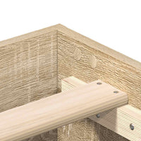 Giroletto senza Materasso Rovere Sonoma 160x200cm in Truciolato 3329032