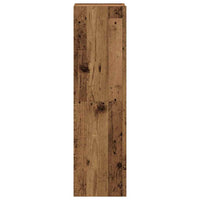 Set Mobile TV 6 pz Montato a Parete Legno Antico in Truciolato 3329141