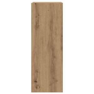 vidaXL Set Mobile TV 4 pz Montato a Parete Rovere in Legno Multistrato