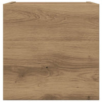 vidaXL Set Mobile TV 4 pz Montato a Parete Rovere in Legno Multistrato