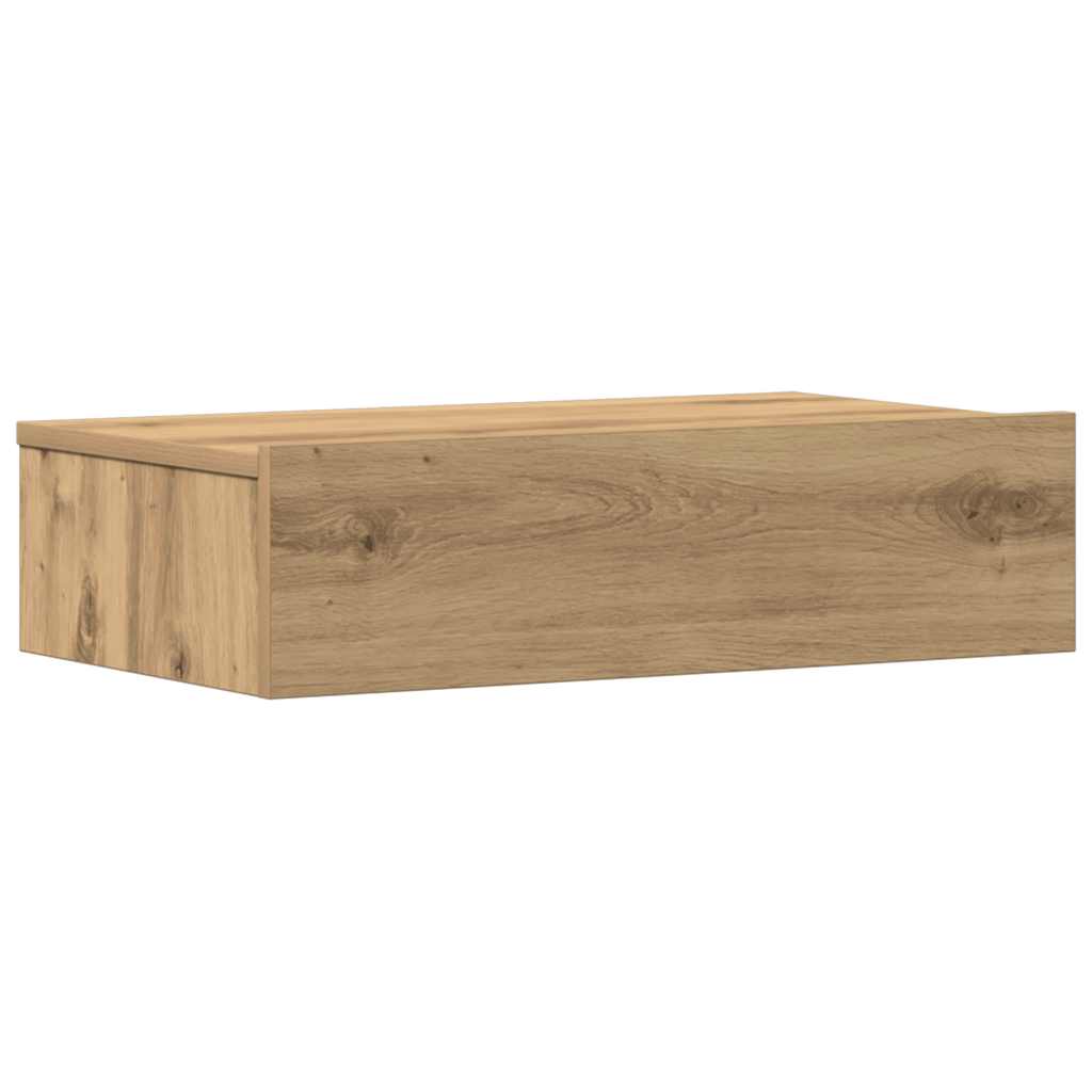 Comodino Rovere Artigianale 60x35 cm in Legno Multistrato 3329160