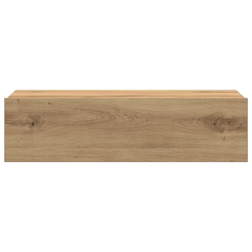 Comodino Rovere Artigianale 60x35 cm in Legno Multistrato 3329160