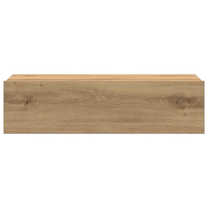 Comodino Rovere Artigianale 60x35 cm in Legno Multistrato 3329160