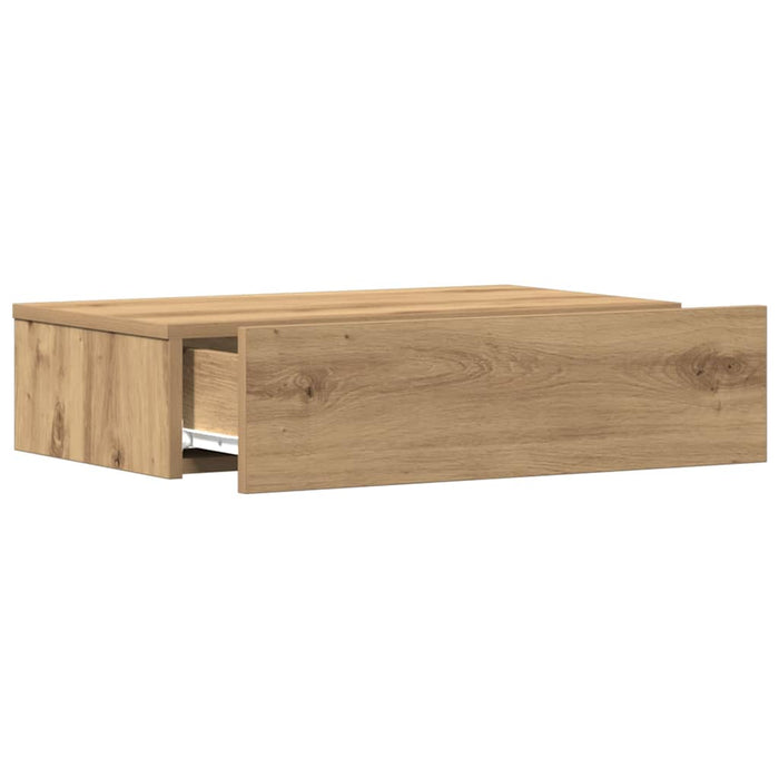 Comodino Rovere Artigianale 60x35 cm in Legno Multistrato 3329160