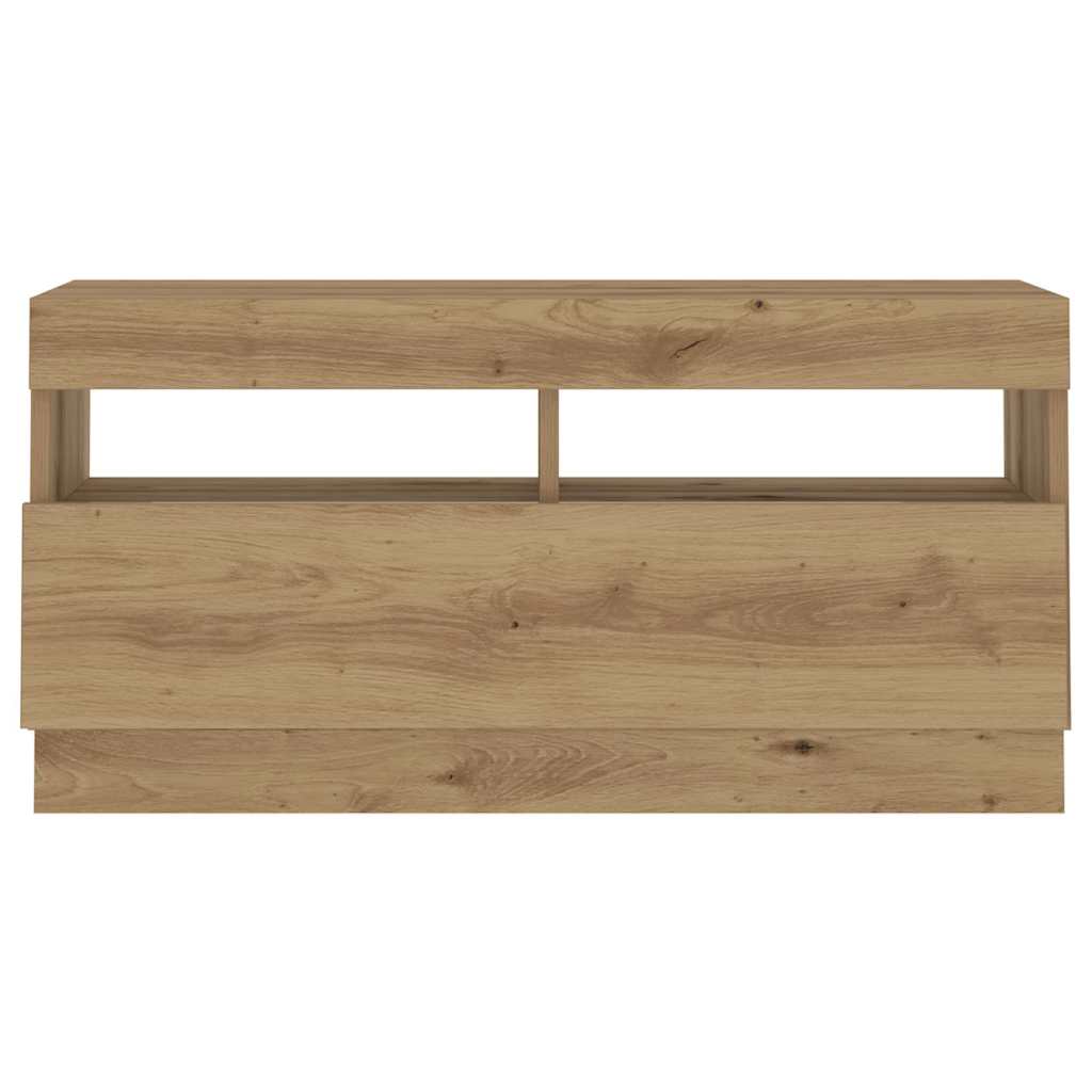 Mobile Porta TV con LED-Mobile per TV-Credenza TV Artigianale 260x35x40 cm Multistrato