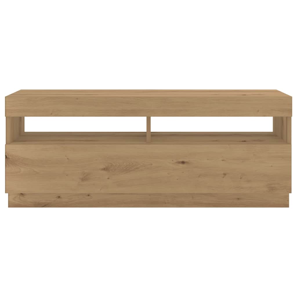 Mobile Porta TV con LED-Mobile per TV-Credenza TV Artigianale 300x35x40 cm Multistrato