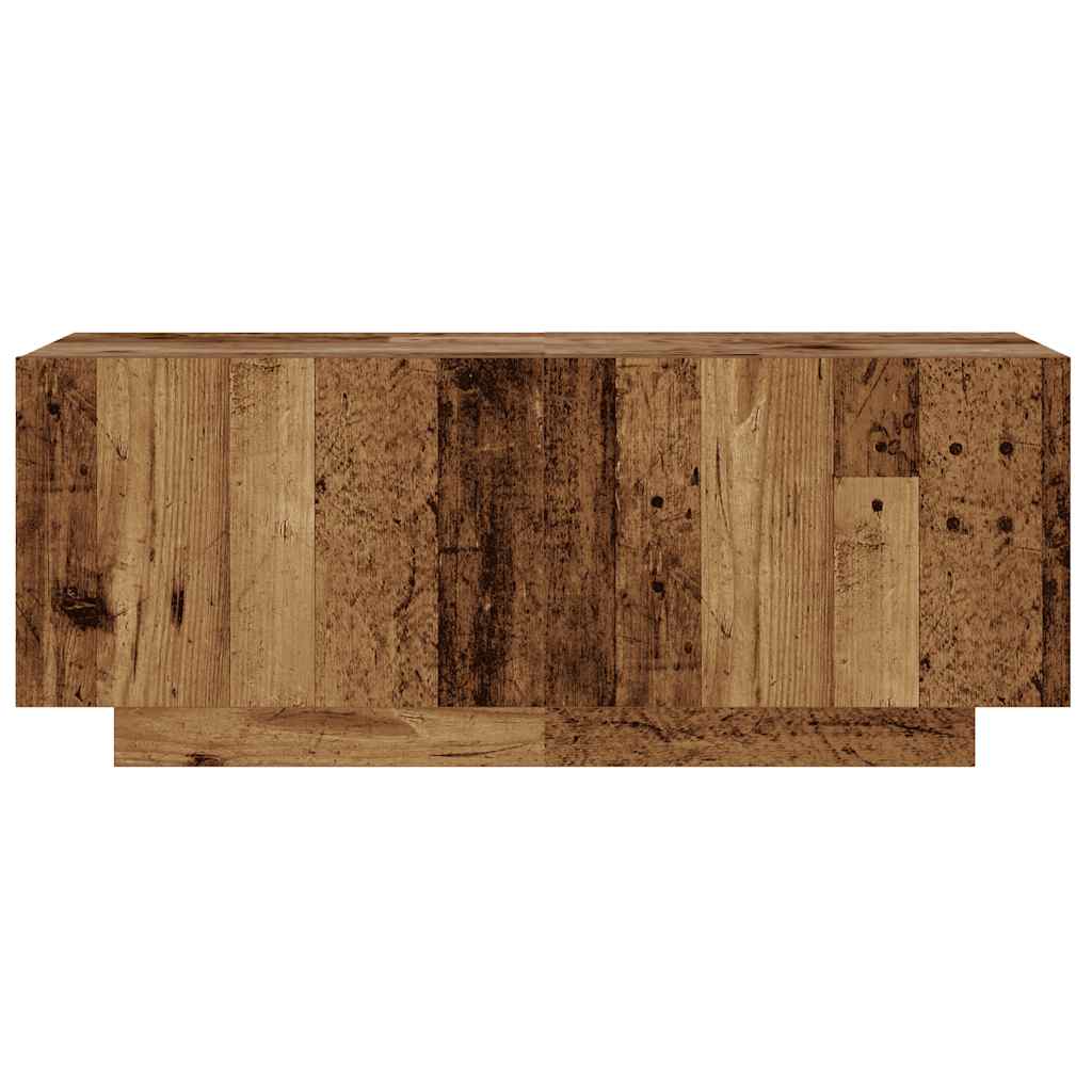 Comodino Legno Antico 100x35x40 cm in Legno Multistrato