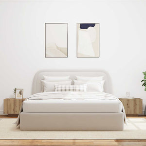 vidaXL Comodino Rovere Artigianale 100x35x40 cm in Legno Multistrato