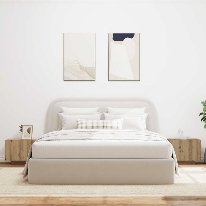 vidaXL Comodino Rovere Artigianale 100x35x40 cm in Legno Multistrato