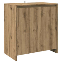 Credenza 2 pz Rovere Artigianale in Legno Multistrato