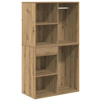 vidaXL Set Toeletta con LED Rovere Artigianale in Legno Multistrato