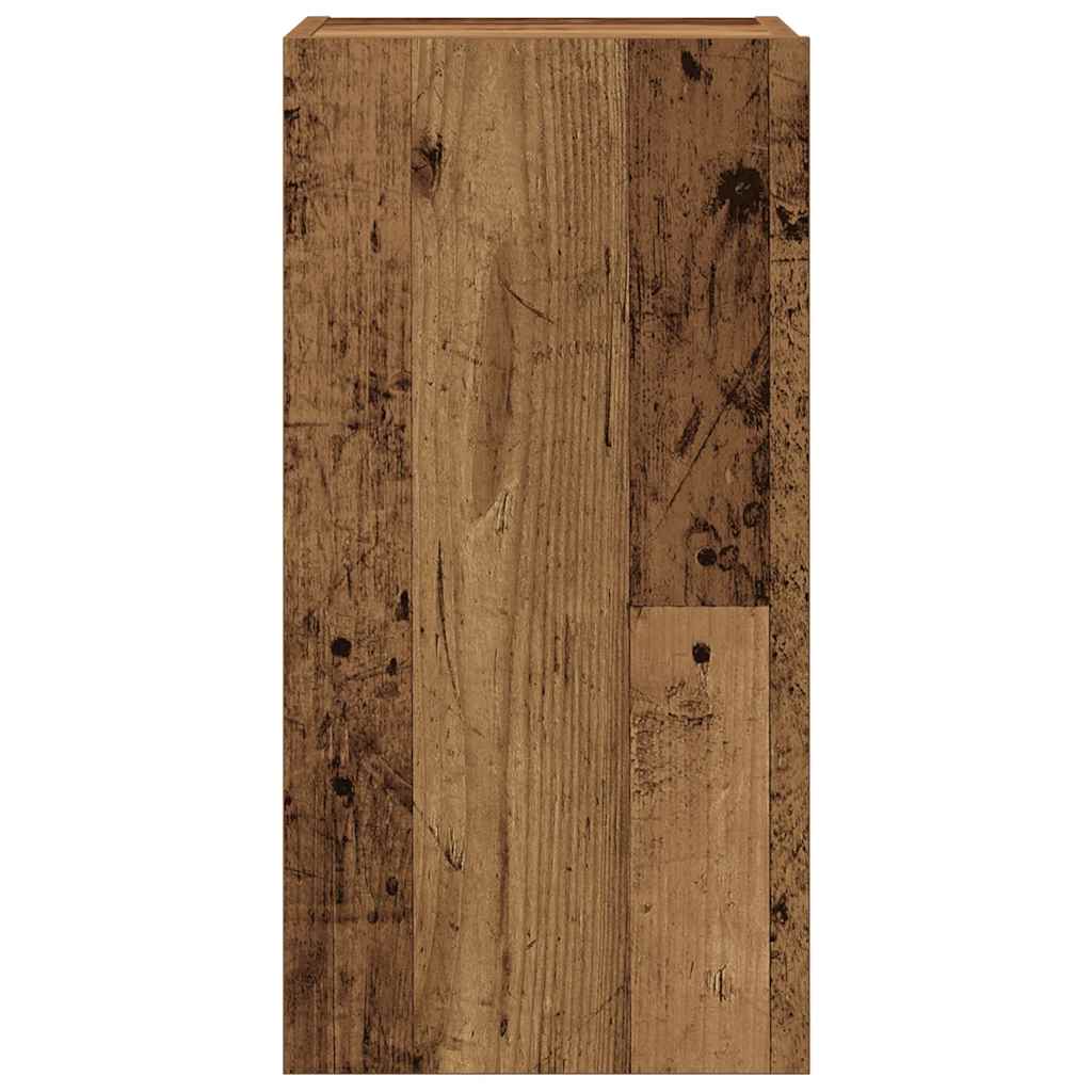 vidaXL Set Mobile TV 5 pz Montato a Parete Legno Antico in Truciolato