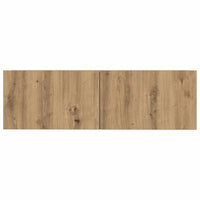 vidaXL Set Mobile TV 7 pz Montato a Parete Rovere in Legno Multistrato