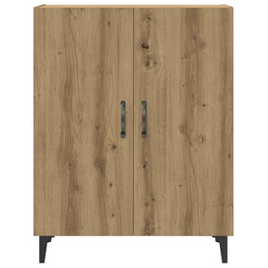 vidaXL Credenza con Pensile Rovere Artigianale in Legno Multistrato