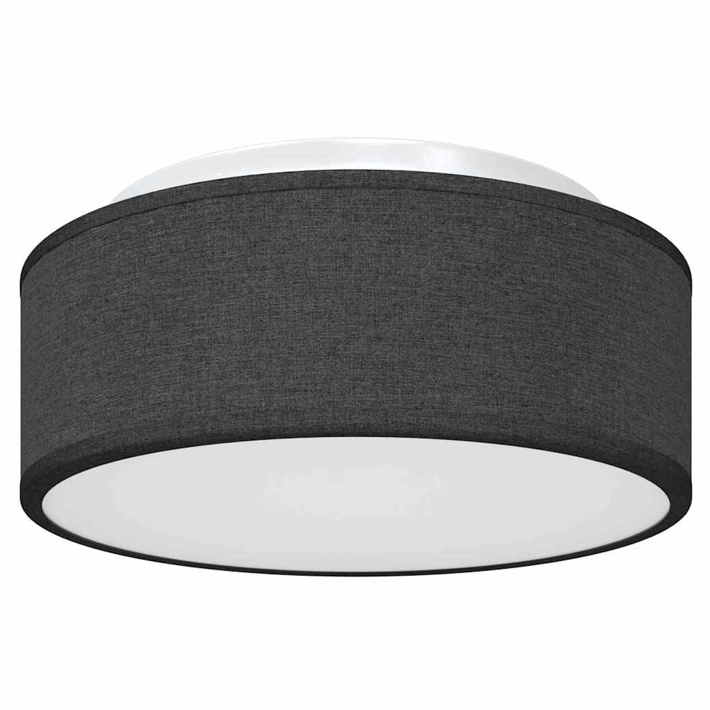 Lampada da soffitto Nero 30 x 13.5 cm Tessuto 42001202
