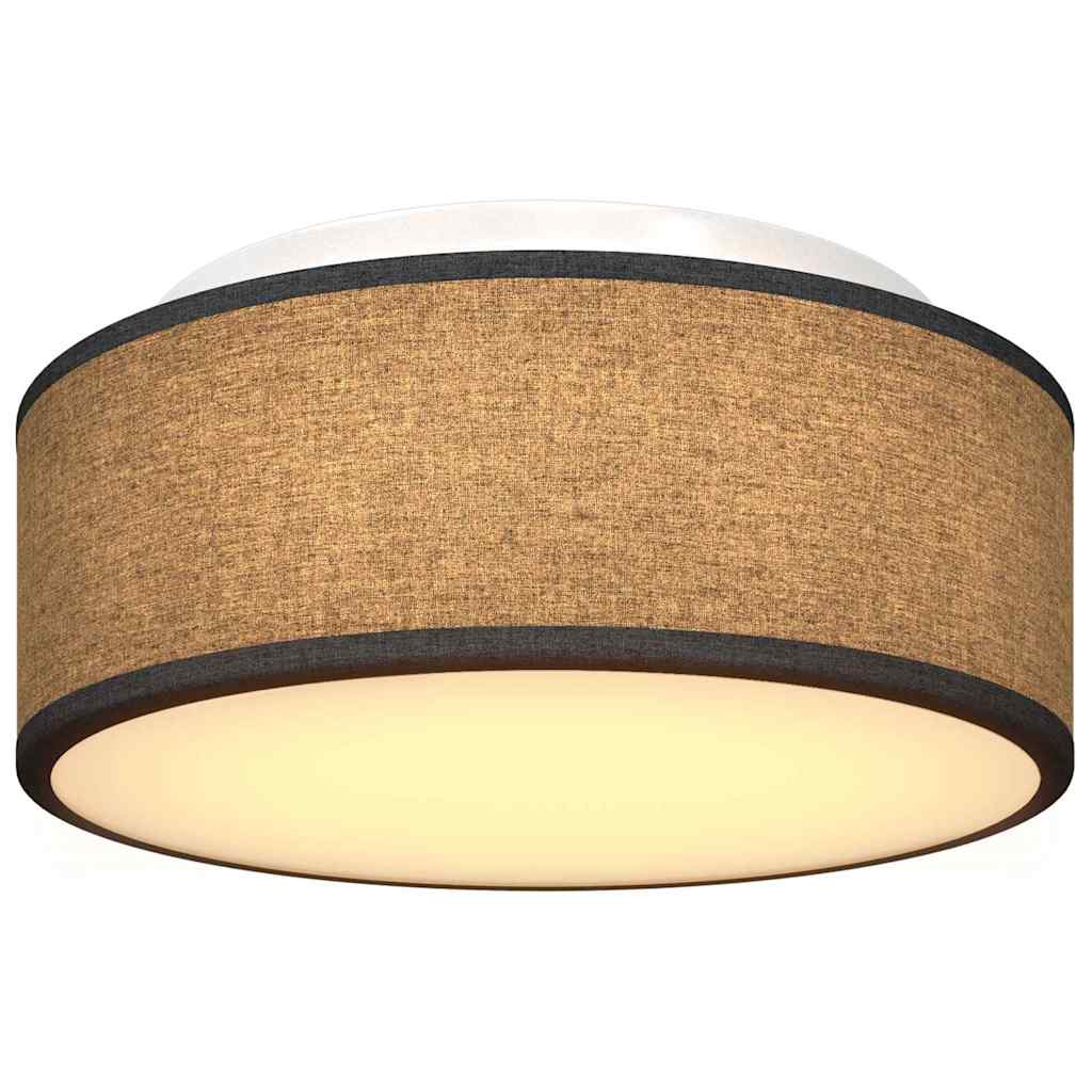 Lampada da soffitto Nero 30 x 13.5 cm Tessuto 42001202