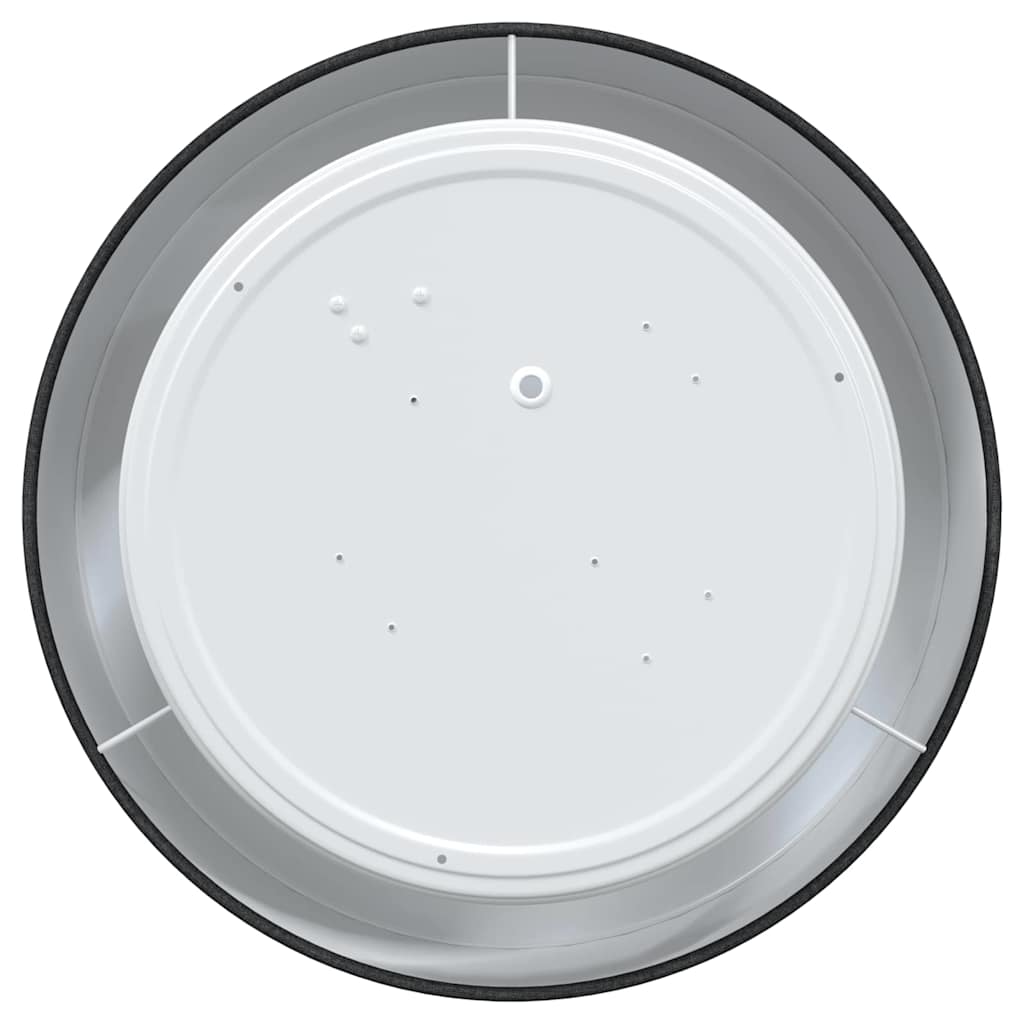 Lampada da soffitto Nero 30 x 13.5 cm Tessuto 42001202