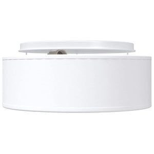 Lampada da soffitto Bianco 30 x 13.5 cm Tessuto 42001203