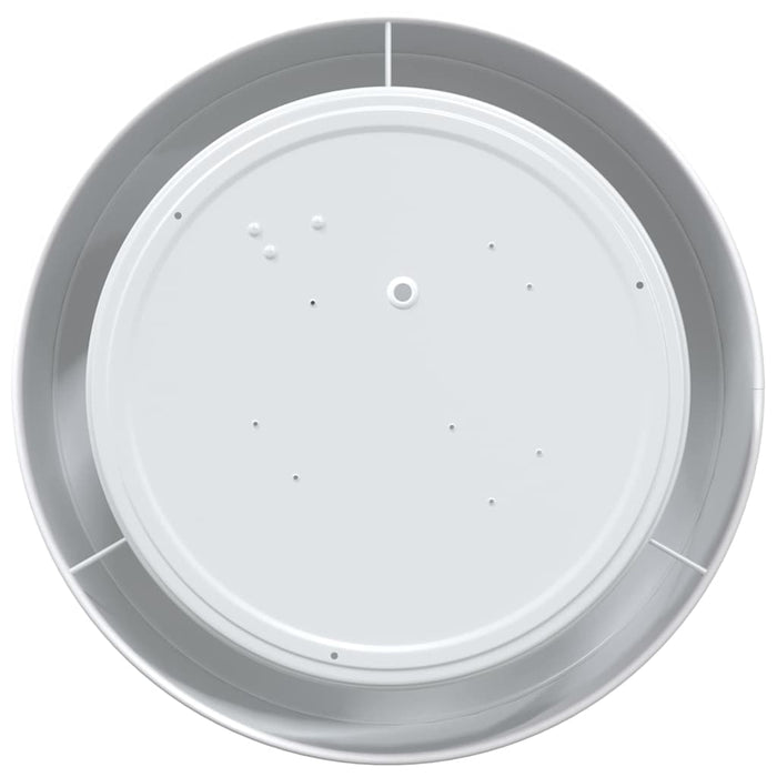 Lampada da soffitto Bianco 30 x 13.5 cm Tessuto 42001203