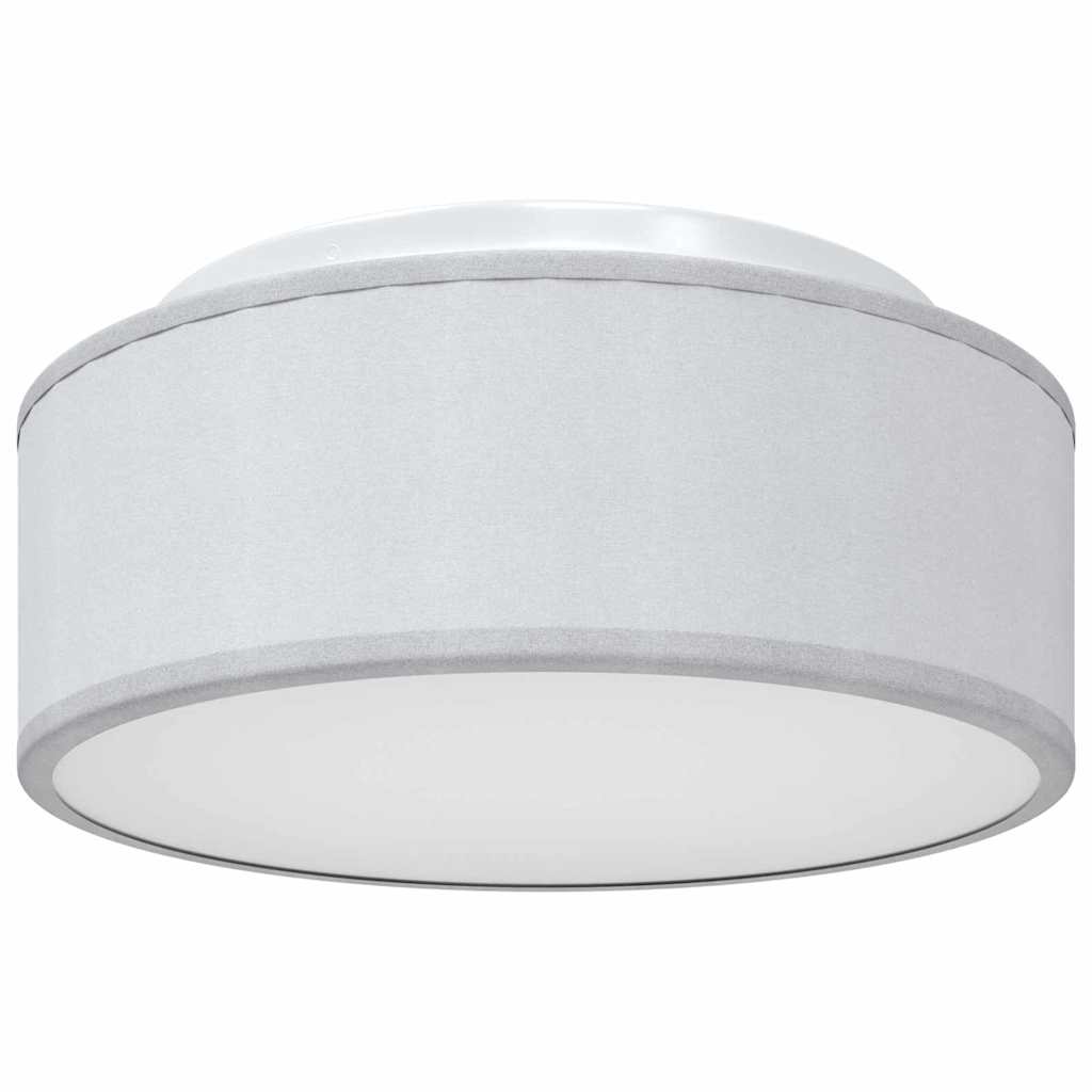 Lampada da soffitto Grigio 30 x 13.5 cm Tessuto 42001204