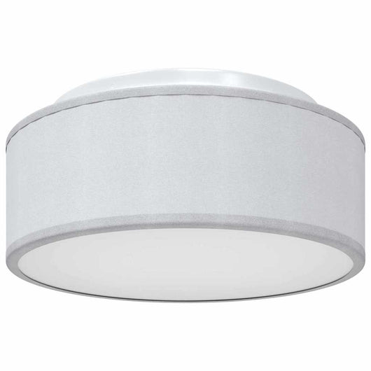 Lampada da soffitto Grigio 30 x 13.5 cm Tessuto 42001204