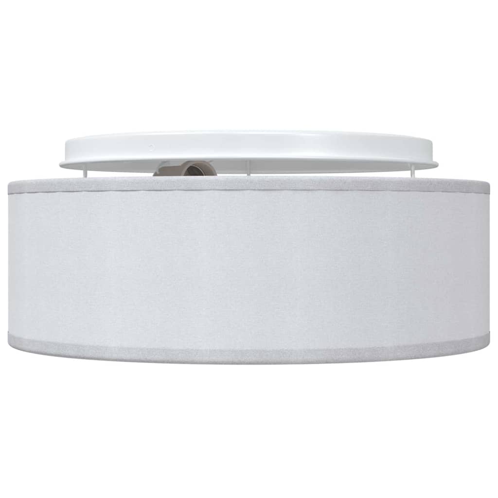Lampada da soffitto Grigio 30 x 13.5 cm Tessuto 42001204