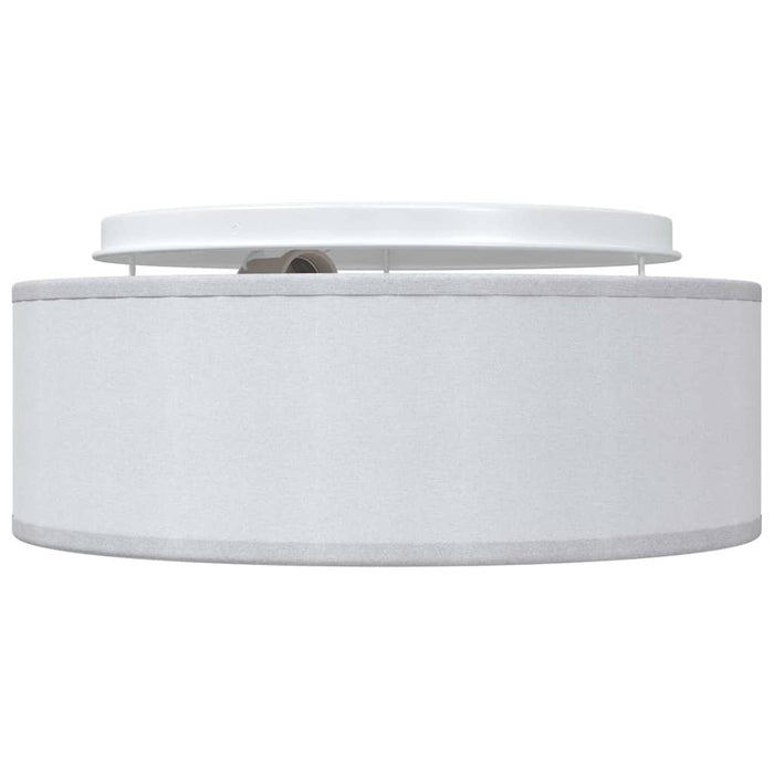 Lampada da soffitto Grigio 30 x 13.5 cm Tessuto 42001204