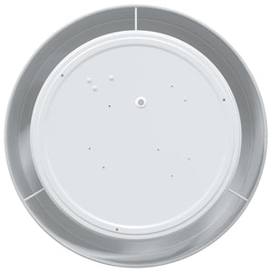 Lampada da soffitto Grigio 30 x 13.5 cm Tessuto 42001204