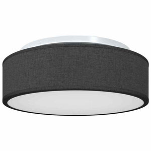 Lampada da soffitto Nero 38 x 13.5 cm Tessuto 42001206