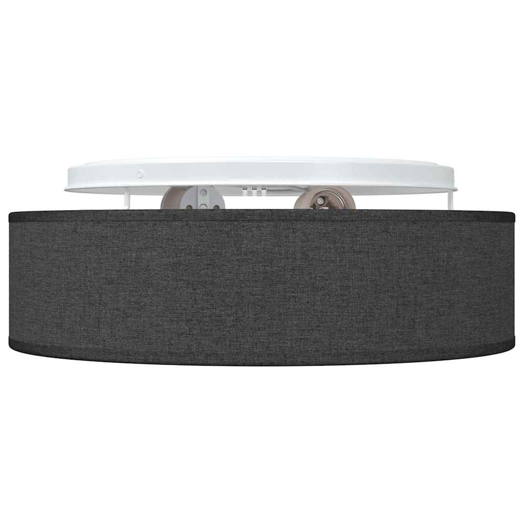 Lampada da soffitto Nero 38 x 13.5 cm Tessuto 42001206