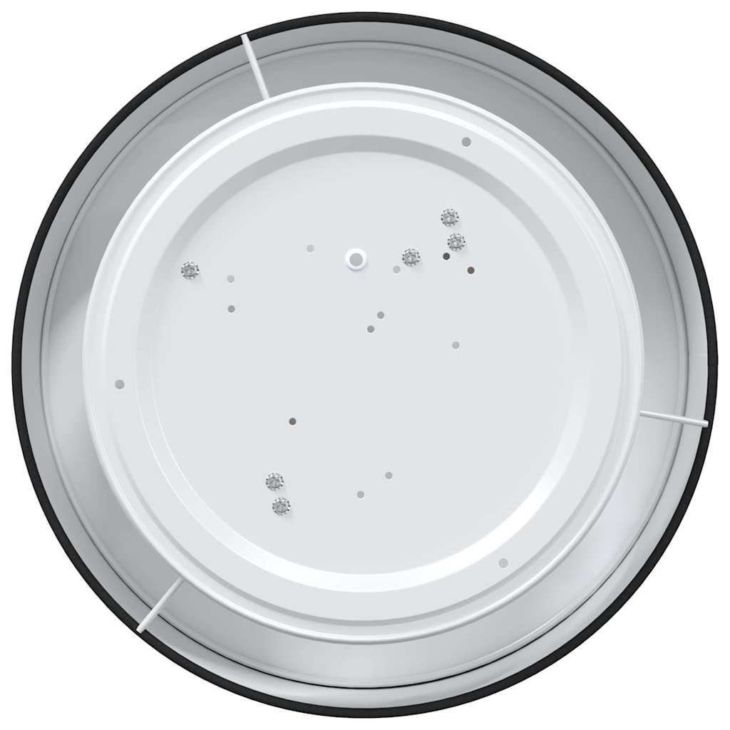 Lampada da soffitto Nero 38 x 13.5 cm Tessuto 42001206