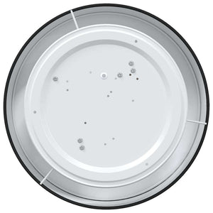 Lampada da soffitto Nero 38 x 13.5 cm Tessuto 42001206