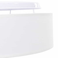 Lampada da soffitto Bianco 38 x 13.5 cm Tessuto 42001207