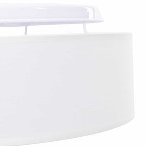 Lampada da soffitto Bianco 38 x 13.5 cm Tessuto 42001207