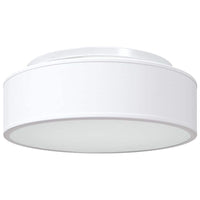Lampada da soffitto Bianco 38 x 13.5 cm Tessuto 42001207