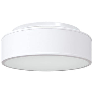Lampada da soffitto Bianco 38 x 13.5 cm Tessuto 42001207