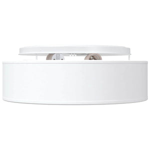 Lampada da soffitto Bianco 38 x 13.5 cm Tessuto 42001207