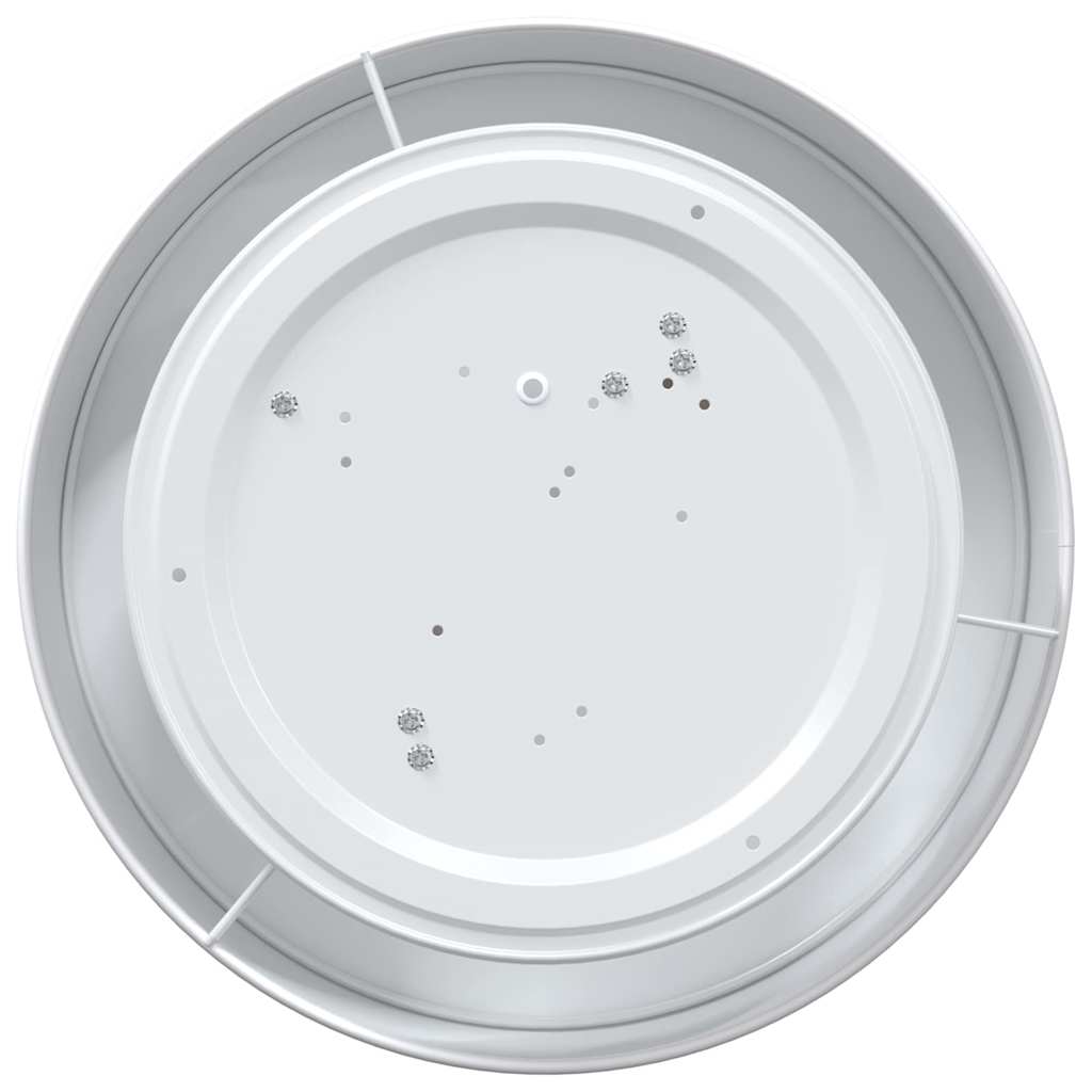 Lampada da soffitto Bianco 38 x 13.5 cm Tessuto 42001207