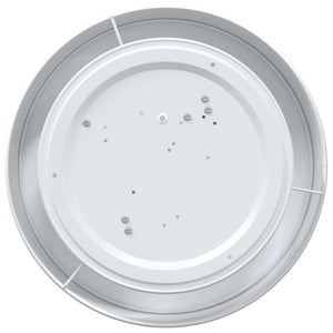 Lampada da soffitto Bianco 38 x 13.5 cm Tessuto 42001207