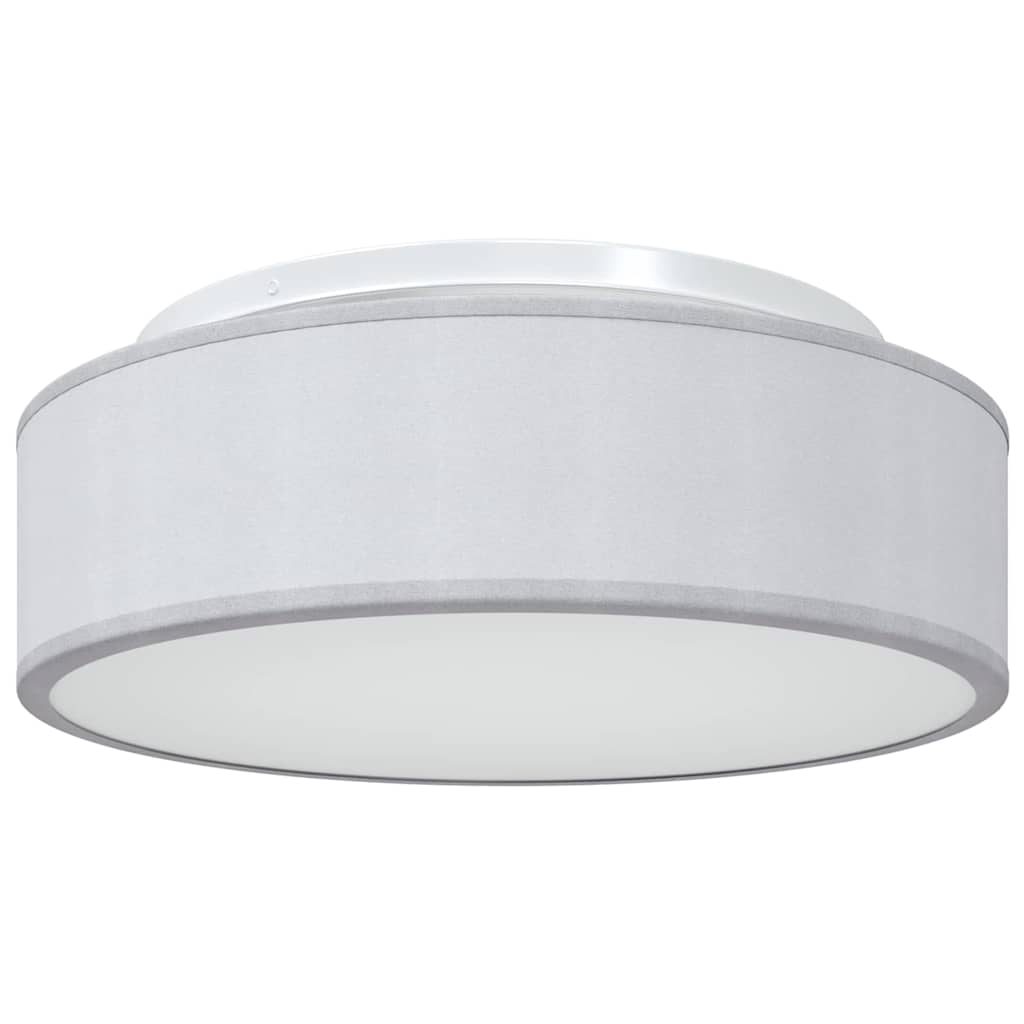 Lampada da soffitto Grigio 38 x 13.5 cm Tessuto 42001208