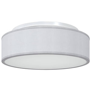 Lampada da soffitto Grigio 38 x 13.5 cm Tessuto 42001208