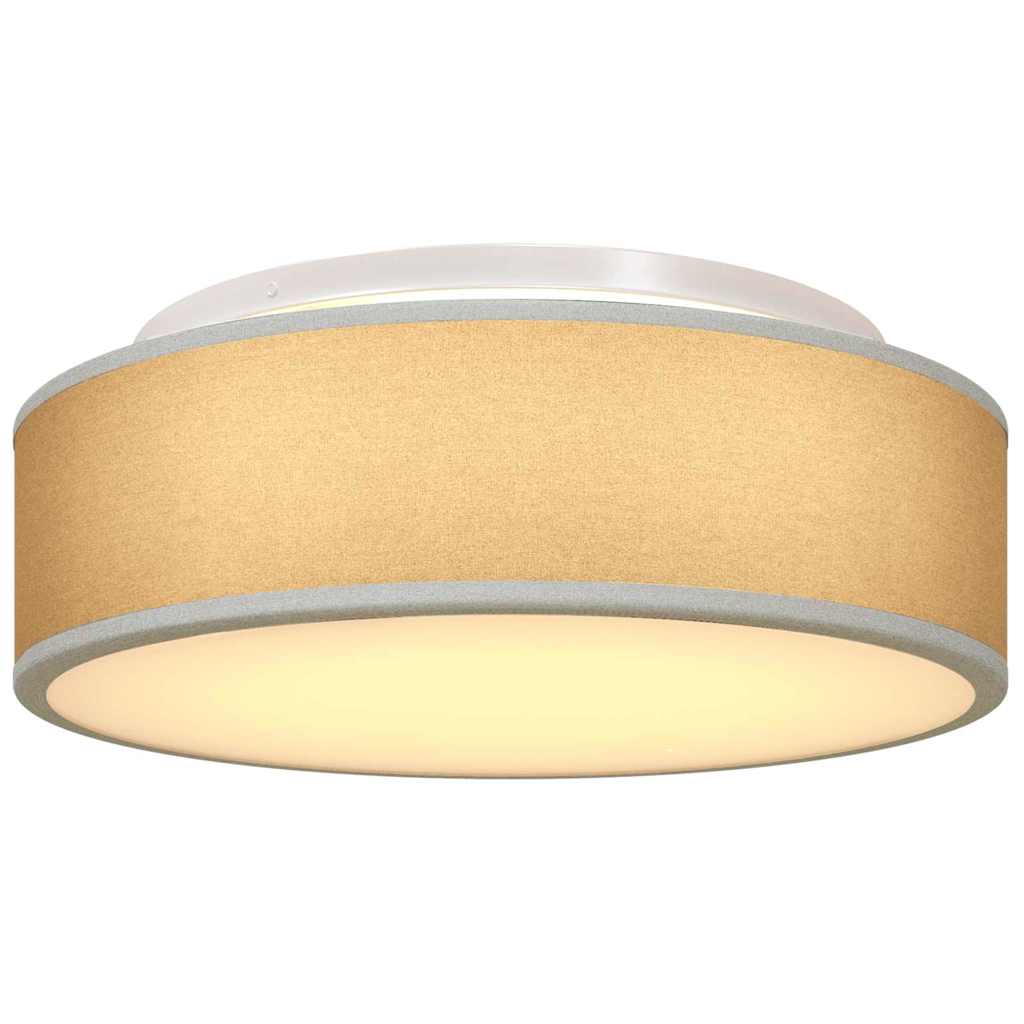 Lampada da soffitto Grigio 38 x 13.5 cm Tessuto 42001208