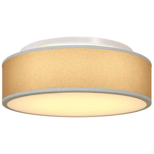 Lampada da soffitto Grigio 38 x 13.5 cm Tessuto 42001208