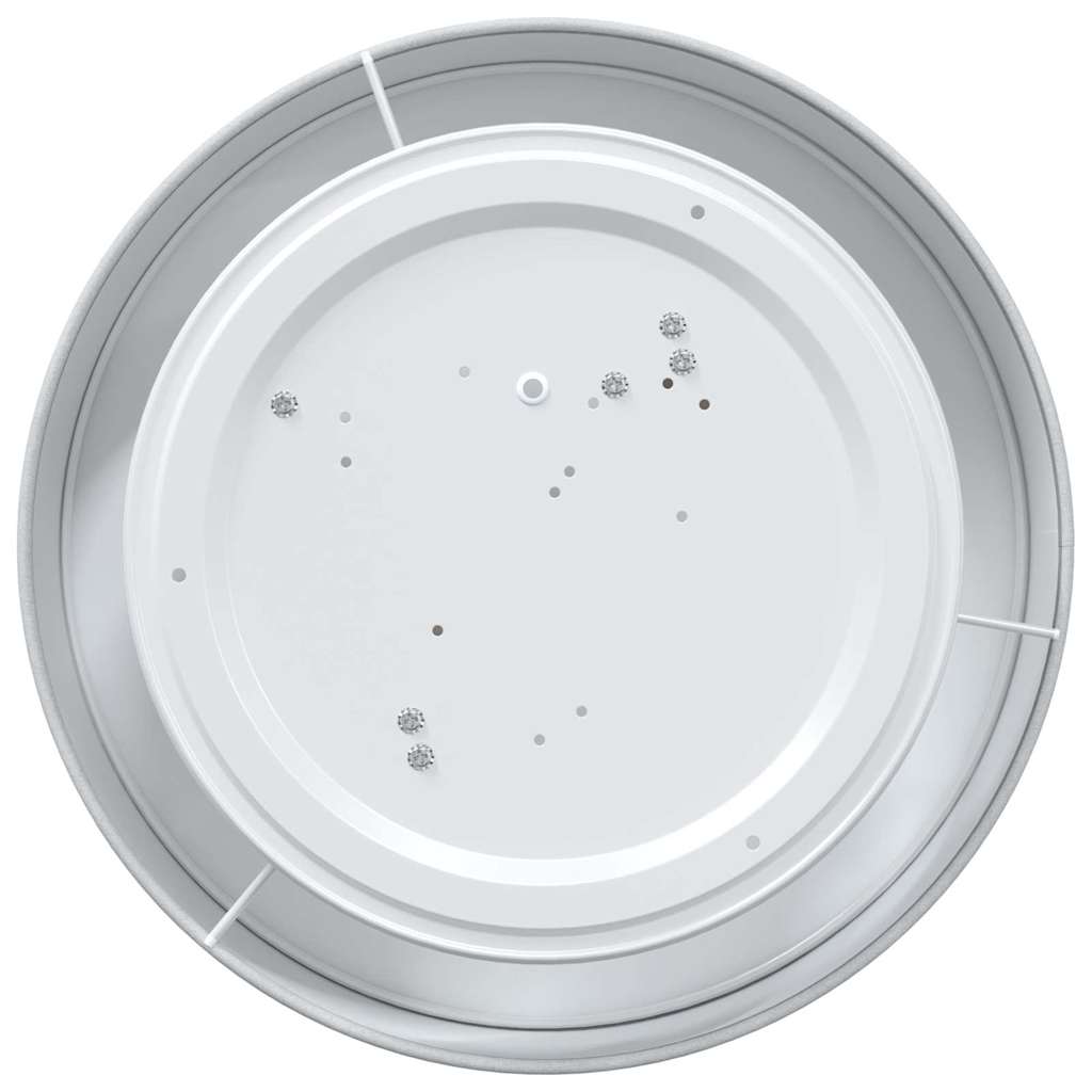 Lampada da soffitto Grigio 38 x 13.5 cm Tessuto 42001208